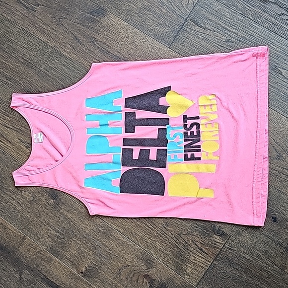 ALPHA DELTA PI Tank Size Medium - Picture 1 of 7